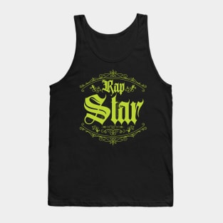 Rap Star Green Classic Tank Top